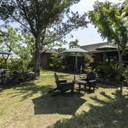 木漏れ日が心地良い屋外の席で、時間を忘れてのんびりと過ごすのもおすすめ。デートで利用すればリゾート気分が味わえ、心に刻まれる楽しいひとときが過ごせます。