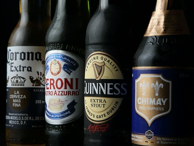 ビール好きの店主が世界の人気銘柄をセレクト