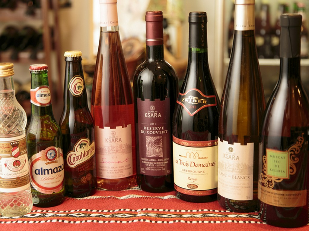 アラブのビールとワインをご用意しております。