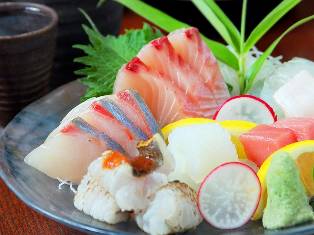 お造りで魚のおいしさを心ゆくまでご堪能ください