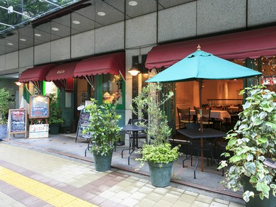 駅からも近いお洒落なイタリアンレストランで素敵なランチタイム