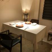 落ち着いたプライベ―トな空間