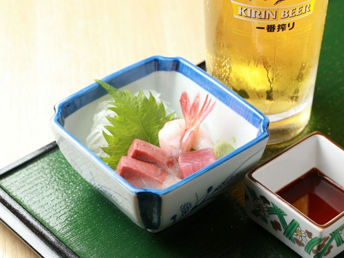 『お造り3種』（越中おまかせセットから）