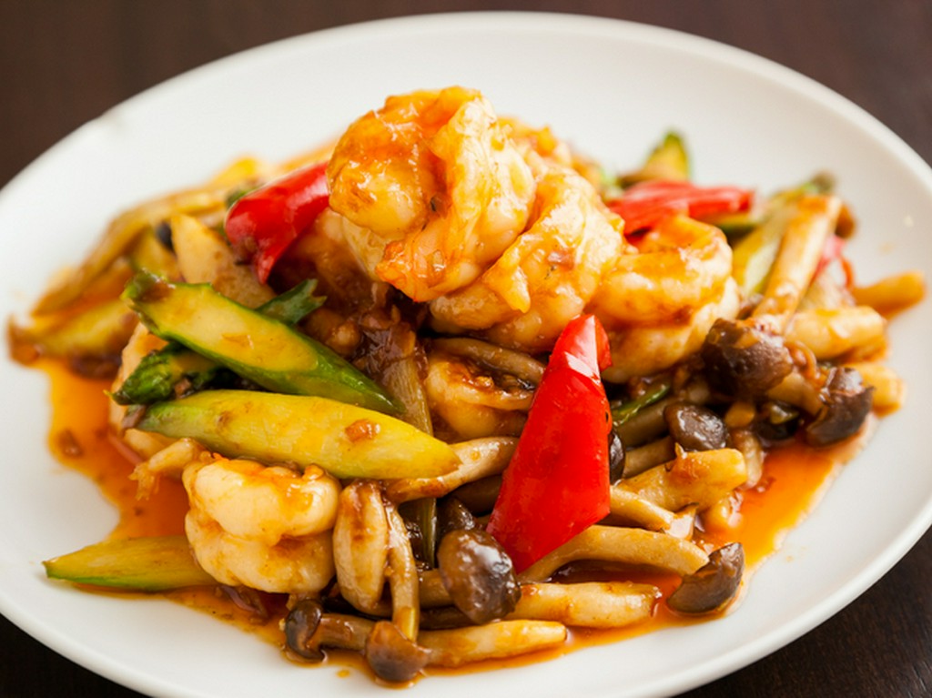 海老とXO醤の炒め