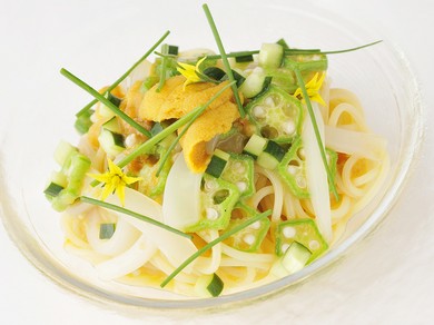 夏の爽やかディナーにおすすめの冷たいスパゲッティーニ