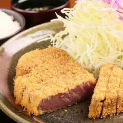 北海道産の黒毛和牛のフィレ肉を使用した『牛フィレかつ定食』（限定10食）