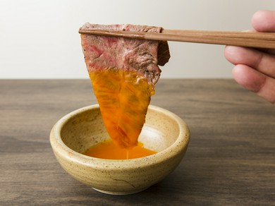 クラシタのすき焼き（卵・一口ライス付）