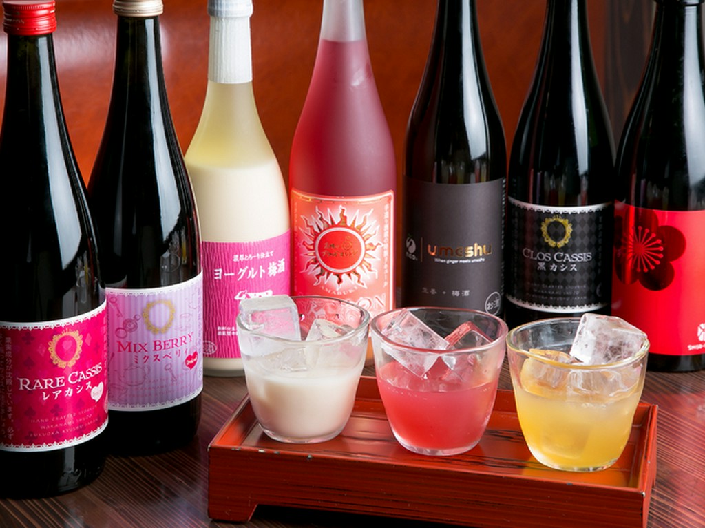 果実酒3種飲み比べ