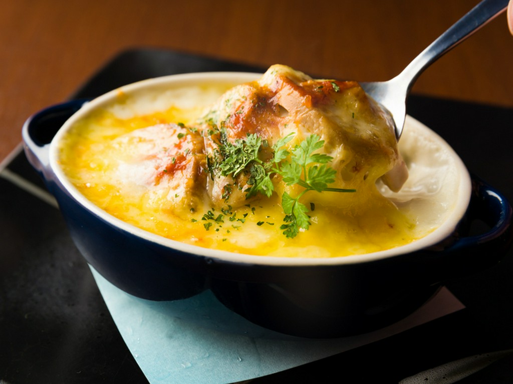 日本酒にぴったり！熱々『あん肝グラタン』