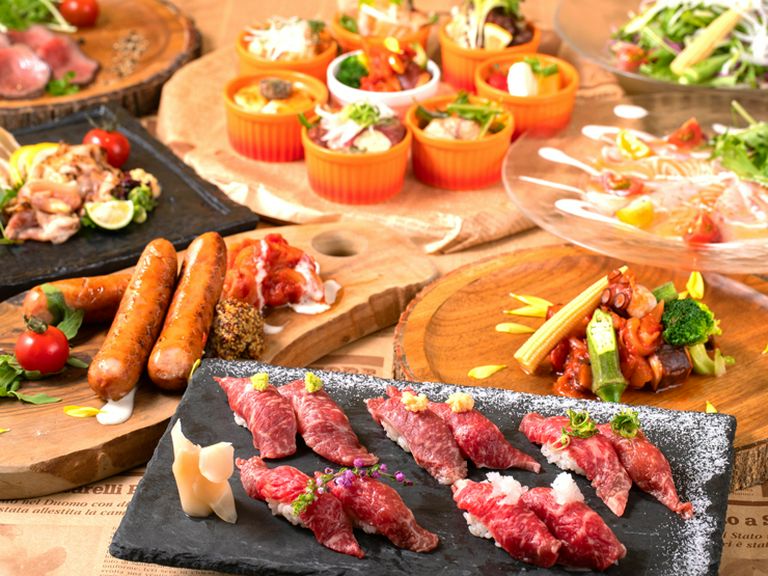 大満足！こだわりの赤身肉料理の数々