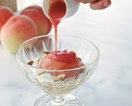 Peach Melba（supplement menu 800円）