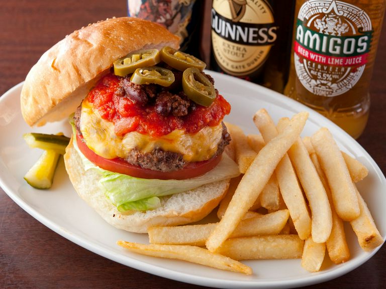 グリルドパインチーズバーガー