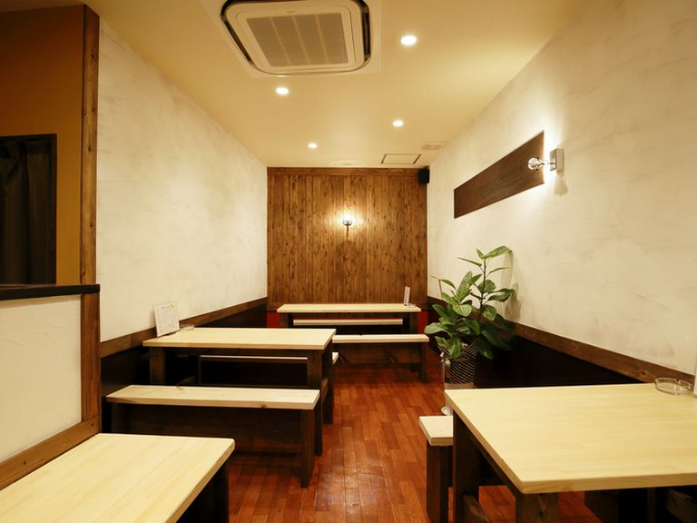 シンプルでナチュラルな雰囲気。仲間同士の集まりにおすすめです