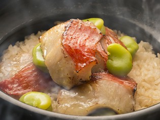 自家製西京漬けの魚を香ばしく炭火焼『金目鯛の西京焼きご飯』
