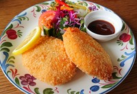 エビとたまごがたっぷり入った
シェフオリジナルコロッケ！！