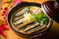 『こめの家』の名物商品と、秋の味覚の代表格である『秋刀魚』を掛け合わせた「秋刀魚の土鍋ご飯」!
※なくなり次第終了