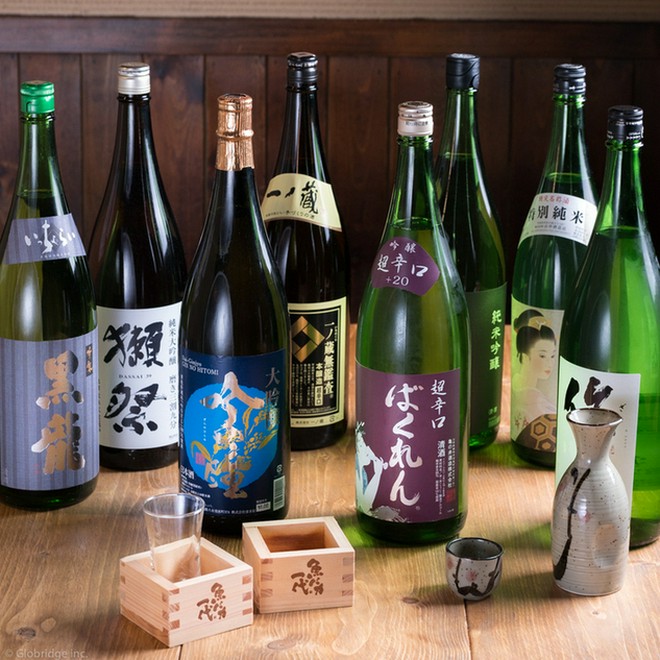 日本酒にこだわっている