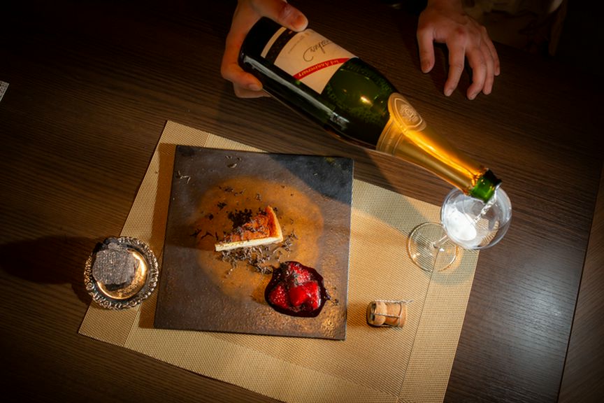 コースの中の一品