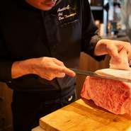 ステーキをはじめ、和牛のお寿司にも使われる「さつま牛」