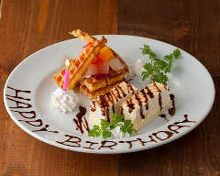 誕生日・記念日にアニバーサリープレートご用意♪