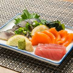 刺身3点盛り合わせ