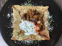 仔羊、茄子、チーズ、ヨーグルト