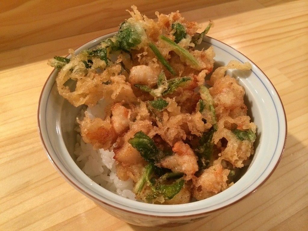 かき揚げ天丼