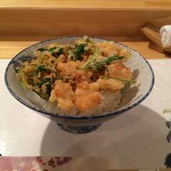 小かき揚げ天丼