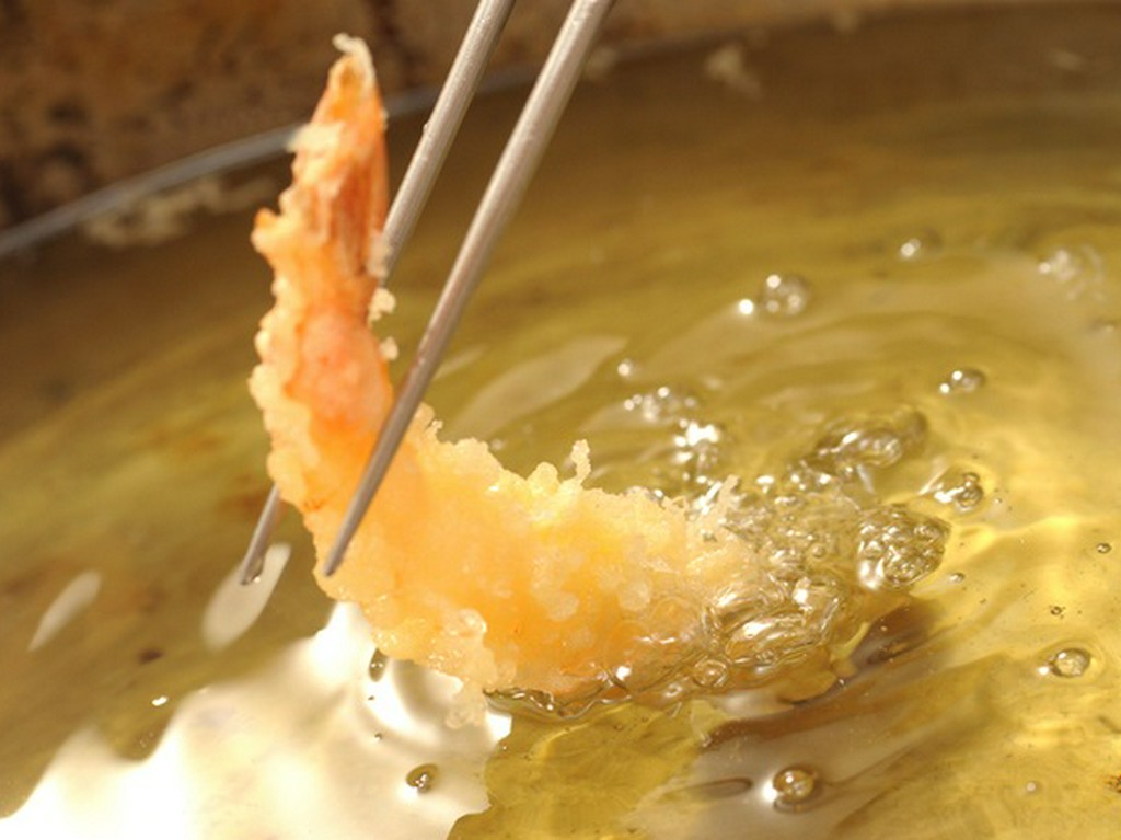 旬の天ぷら七品　おまかせ　金