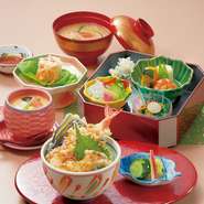 てまり御膳　ミニえび天丼