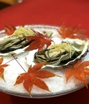 赤崎産の大粒かきのジューシーさを大切に生姜と共に焚きました。鳴門産の若女とご一緒にお召し上がりください。