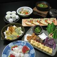料理の内容は季節により変わります。