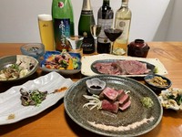宮崎牛を楽しめるコースです。