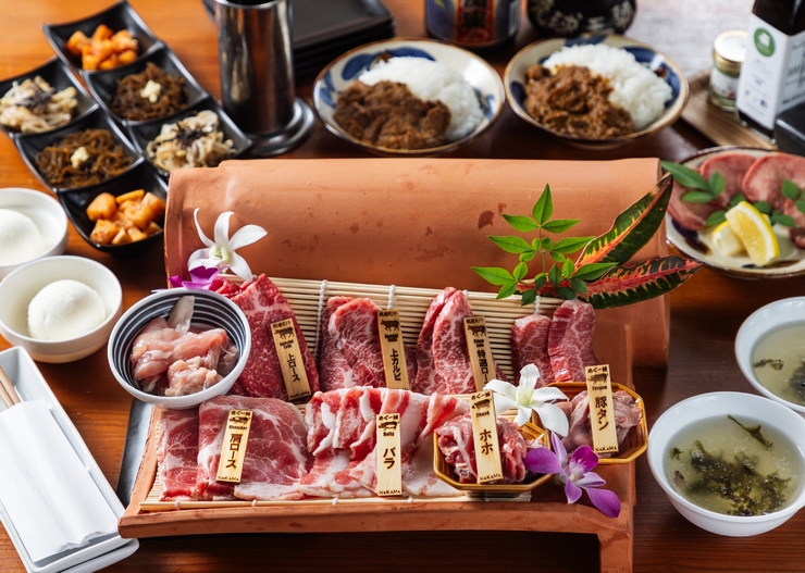 县产和牛＆阿古猪套餐