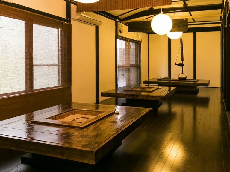 古民家でくつろぐ癒しの時間。心地よい空間で食事もさらに楽しく