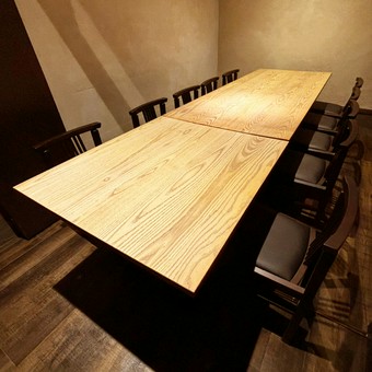 全席個室でご案内。接待におすすめの和み空間が好評。