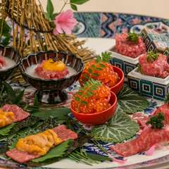 生食用生肉取扱認定店だけが扱える牛の刺身をお楽しみください