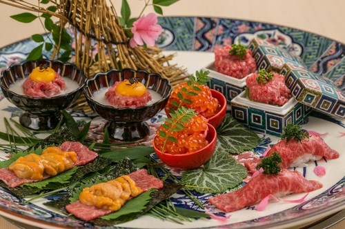 生食用生肉取扱認定店だけが扱える牛の刺身をお楽しみください