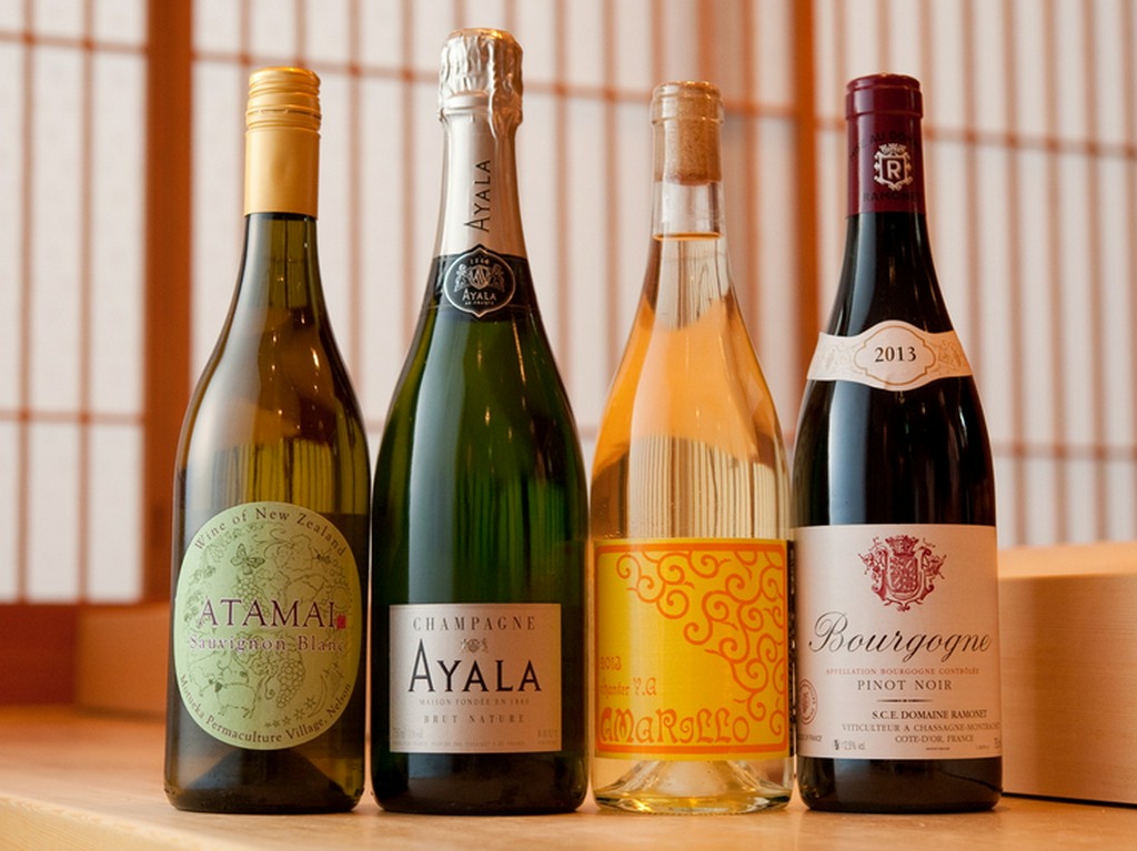 ソムリエが厳選。お寿司とワインのマリアージュが楽しめます