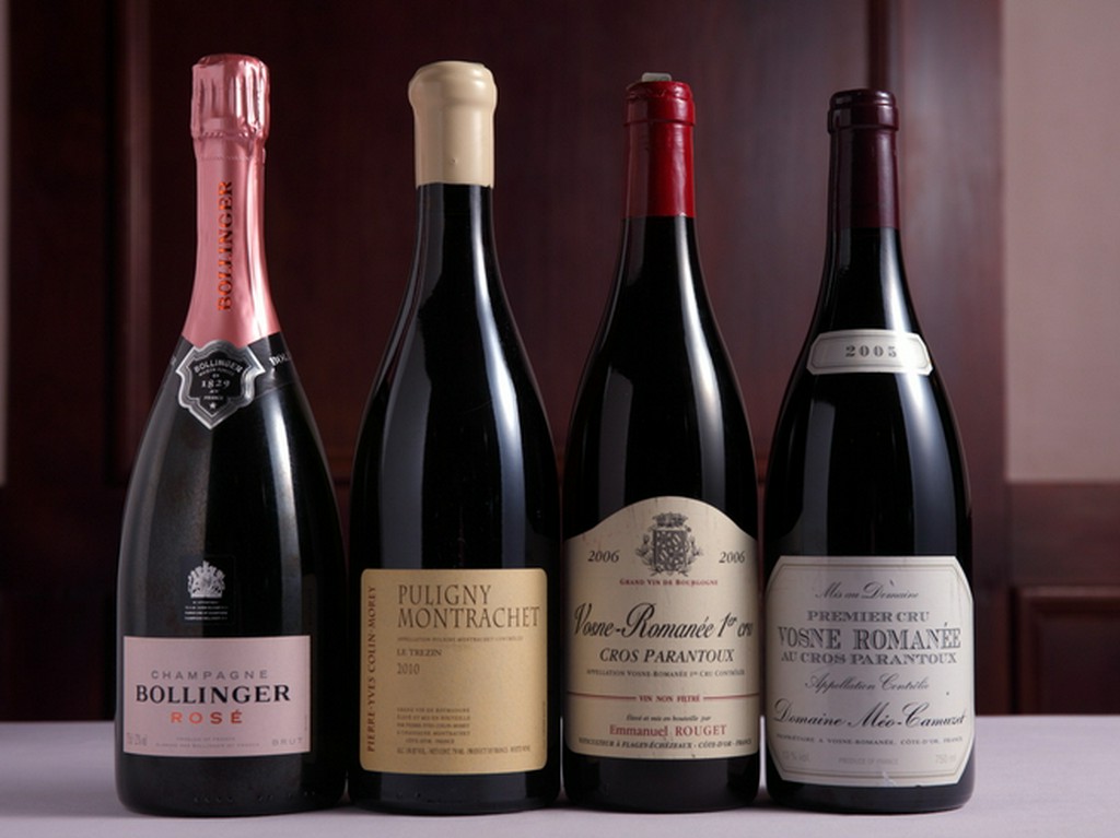 ワインもフランスの正統派。ブルゴーニュの稀少酒も