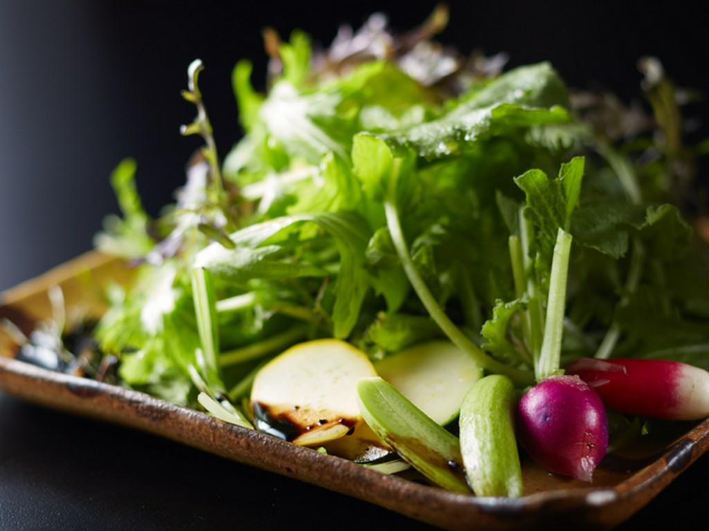 とにかく新鮮でおいしい『朝どれ地野菜のサラダ』