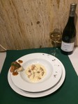 スカンジナビアコースの中の魚料理の一部としてご提供している一品。