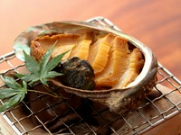 蝦夷鮑のステーキ