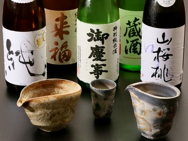 茨城の食材を使った料理にふさわしいのは、やはり茨城の地酒