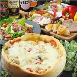 【昼得ランチ】とろ～りチーズのシカゴPIZZAを堪能