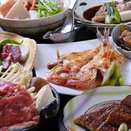 ランチ！お食事会！接待！顔合わせ！誕生日！親戚など集まり。30種類以上の中から1品、または2品を選ぶスタイルのお膳料理。焚物・茶碗蒸しが付く『吉楽膳』、前菜の付いた『食彩膳』など、セットメニューが充実。