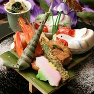 春夏秋冬！季節に応じ料理内容が替わるコース。
記念日の食事や顔合わせ、接待など事に応じた料理内容。お嫌いな料理があれば指定ください！
一期一会を大切に。楽しく料理を提供したいです。

