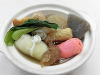 よく煮込まれたおでん。
1年中有ります。沢山の盛り込み！