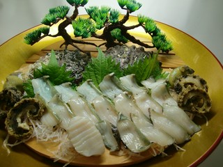 お祝い！！　『オス、メスのあわび料理』