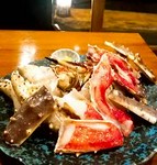 ■２名様～要予約

本たらば蟹とズワイ蟹のお刺身の他、焼きか鍋をお選びいただきテーブル上でお楽しみ。